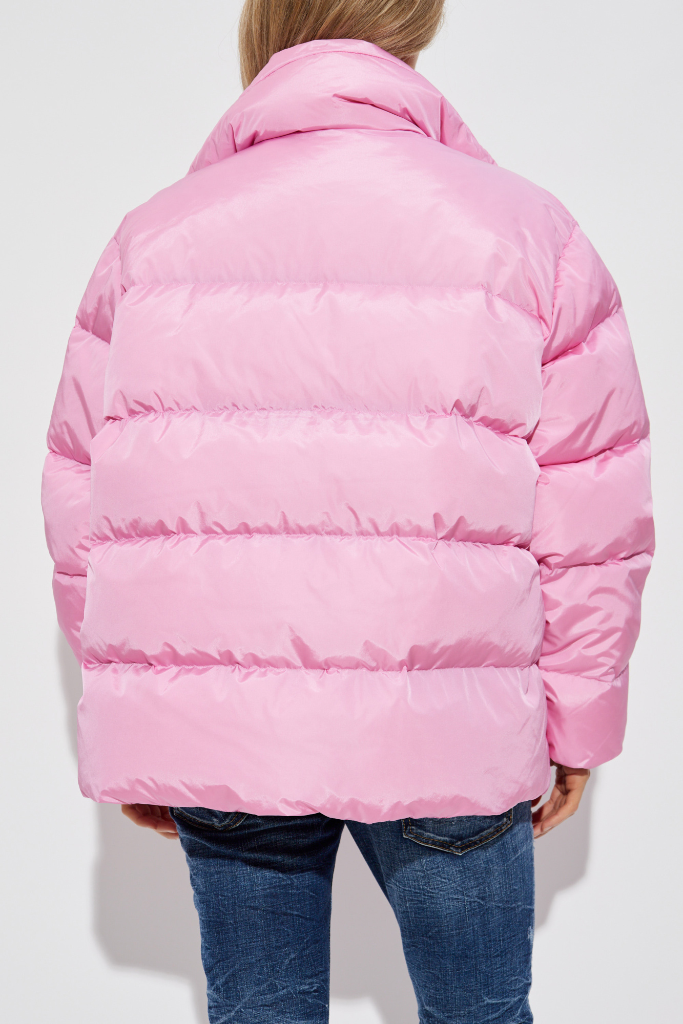 Pink Down jacket with printed logo Dsquared2 - Vitkac AS